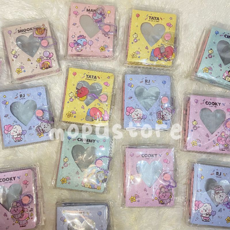 [READY] bt21 official party baby collect book binder photocard