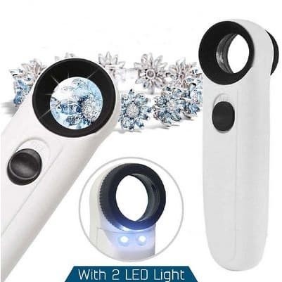 40X Dual LED Light Magnifier