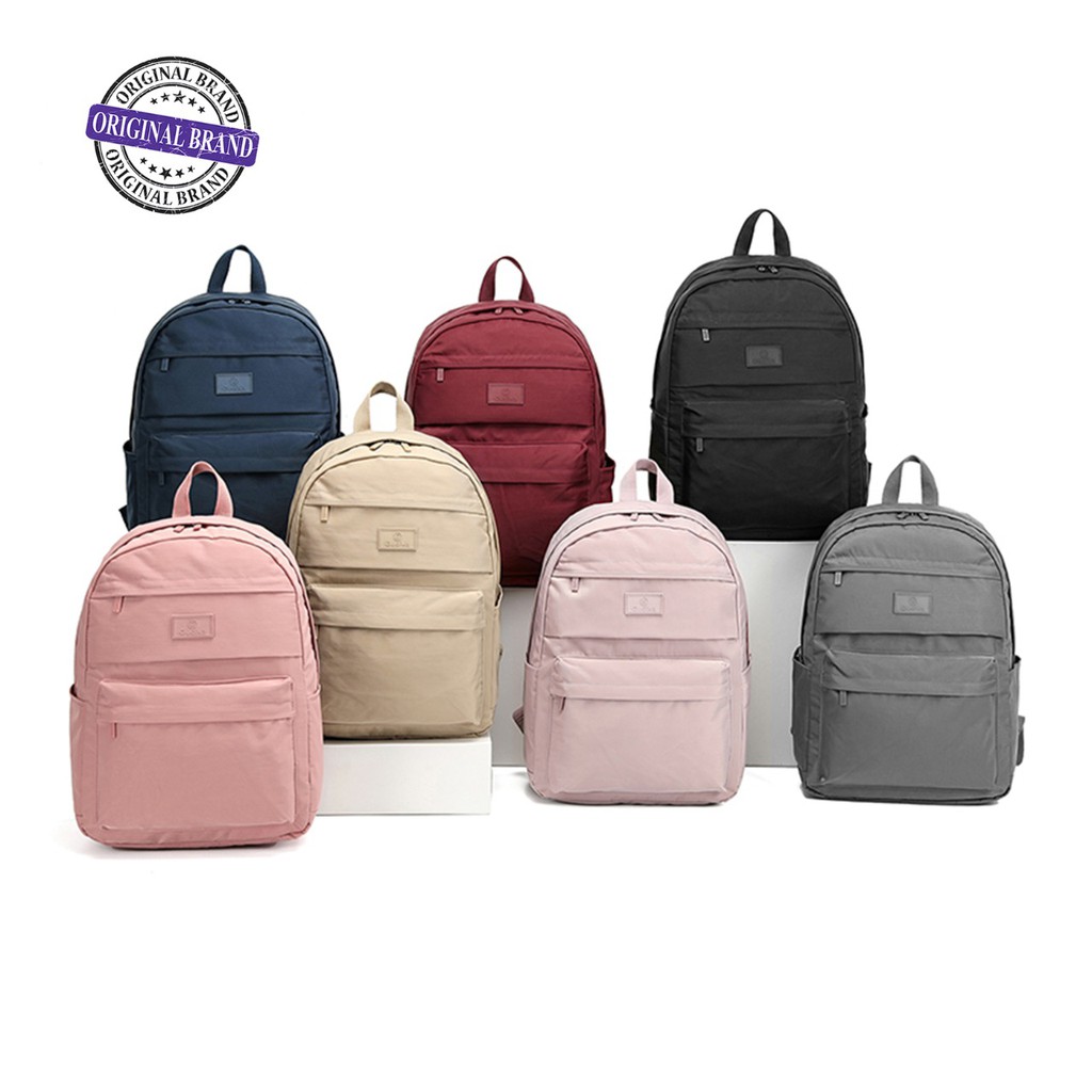 GUDIKA 5184 - Tas Ransel Laptop Wanita Kekinian Import Original Terbaru Bahan Nilon Waterproof Anti Air Premium Korea bisa muat banyak barang banyak slot kocek terlaris - tas wanita - tas cewek - tas kerja - tas laptop - rangsel - gudika bag - tas gudika