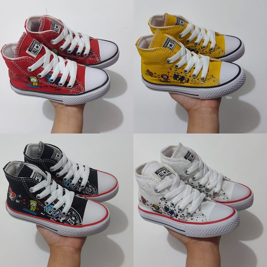  Sepatu  Anak Converse  All Star High Karakter 24 33 Baby 