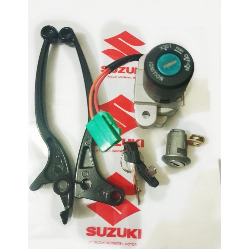Kunci kontak set suzuki satria fu -satria fu 150 tahun 2005 -2014 / kunci kontak set depan dan kunci