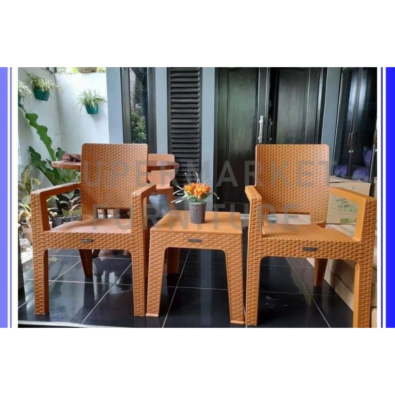 KURSI PLASTIK NAPOLLY SET BIG