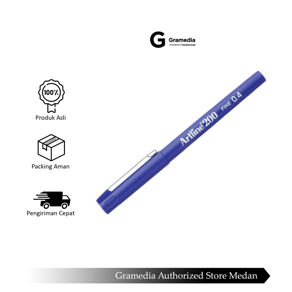 

Gramedia Medan - ARTLINE 200 WRITING PEN EK-200 BIRU