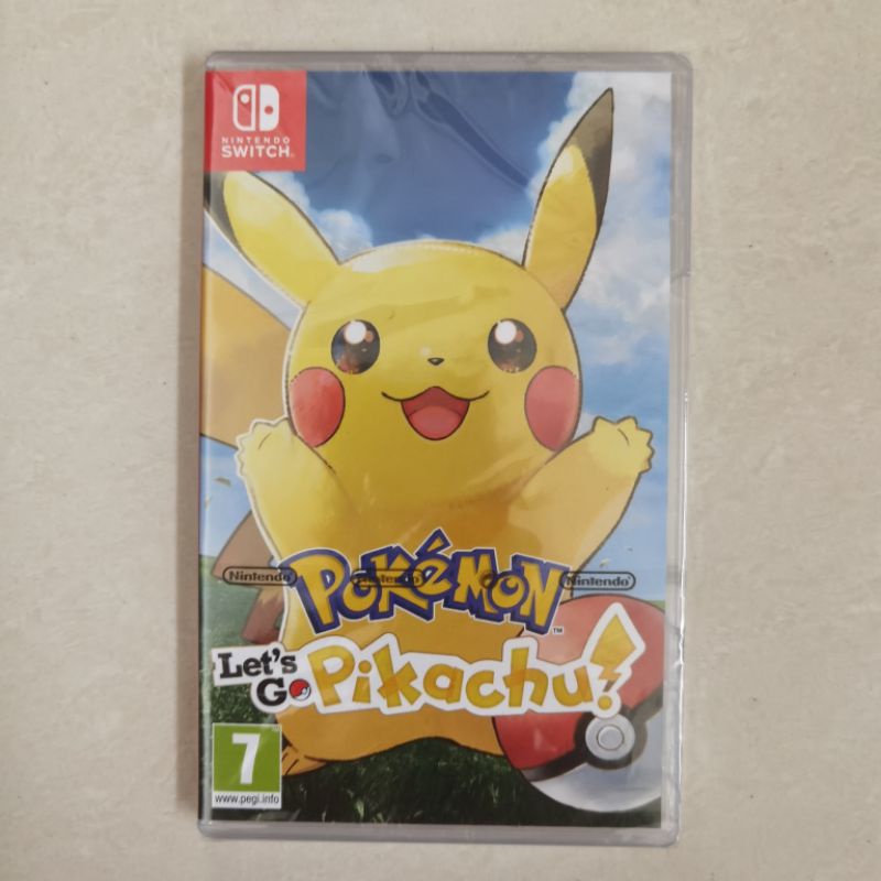 Pokemon Let's Go Pikachu Cartridge Nintendo Switch