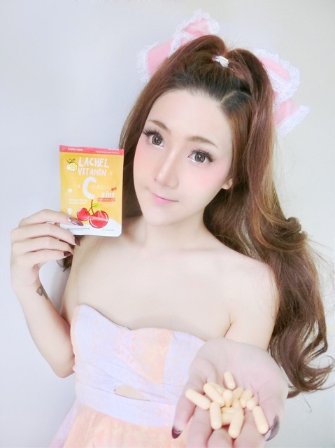 ( READY) LACHEL VITAMIN C BY SKINEST THAILAND 100% ORI / SUPPLEMENT UNTUK PEMUTIH KULIT