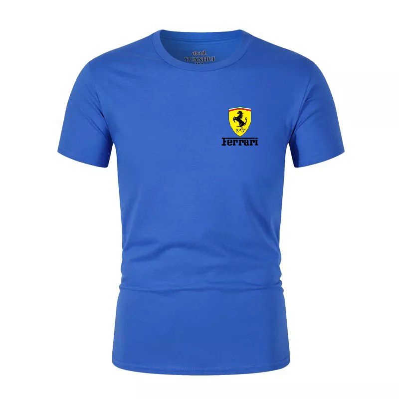 Hokyshop92 Kaos Pria Distro Ferrari Lengan Pendek Baju Oblong Pakaian Lelaki Dewasa Tshirt Cod