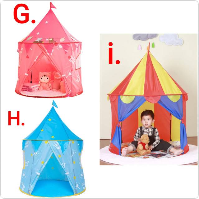 Tenda anak camping mainan castle kastil...