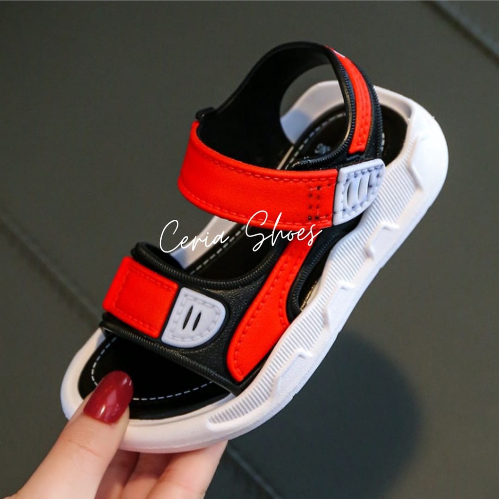 Sandal Sepatu Anak Ukuran Bayi Karet Jelly Import Bahan Empuk Elastis Sendal Gunung Baby Laki Laki Perempuan Cewe Cowo