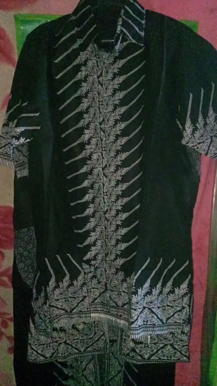 Batik Couple Keluarga Sania Ruffle Ori Ndoro Jowi Dnt Motif Madu Termurah Di Shopee