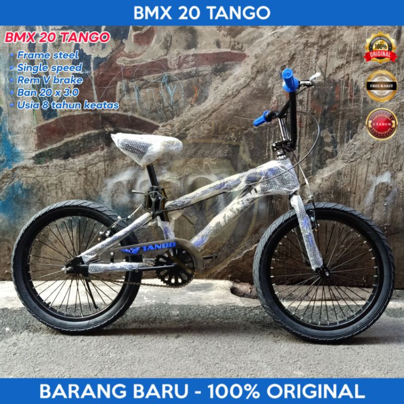 Sepeda BMX 20 Inch TANGO Ban Pompa Jumbo Remaja - Dewasa Usia 8 Tahun Keatas