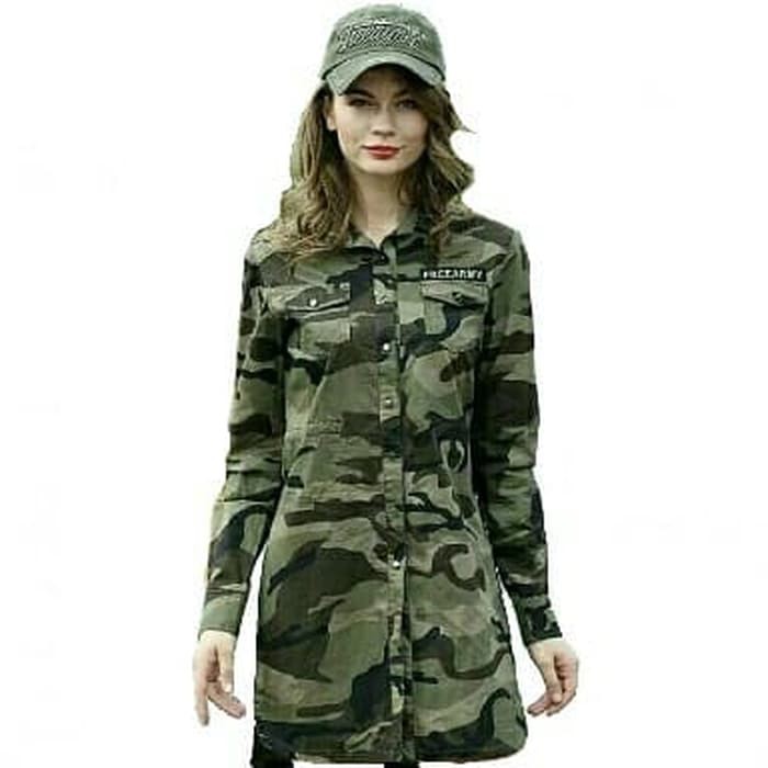 FREE ARMY JAKET LORENG WANITA