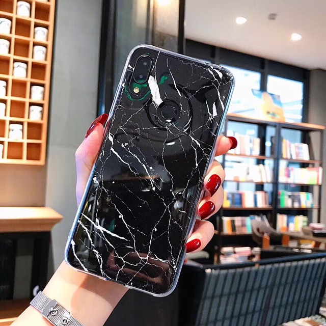 Marble Black Iphone 6 6s 6s+ 6+ 7 7+ 8 8+ X Xs Xr XsMAX Samsung S7 S7edge S8 + S9 Note 8 9 S10 S10e