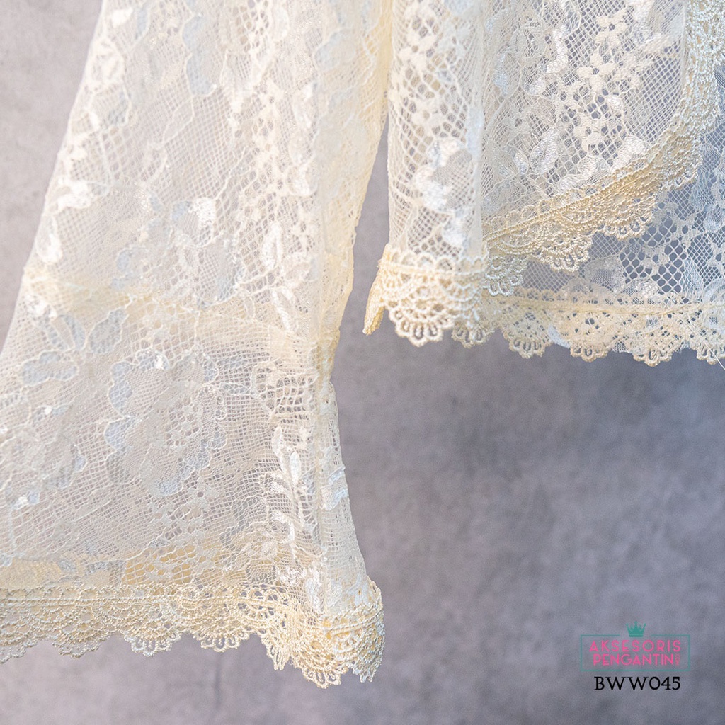 [PRODUK FAVORIT] BOLERO BRUKAT CARDIGAN PESTA PERNIKAHAN BRIDAL WANITA BWW045