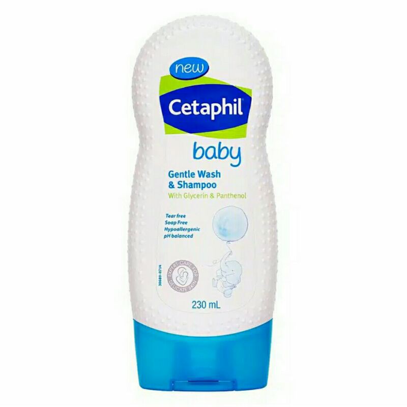 CETAPHIL BABY GENTLE WASH &amp; SHAMPOO ISI 230ML ORIGINAL 100% / CETAPHIL BABY DAILY LOTION 50ML