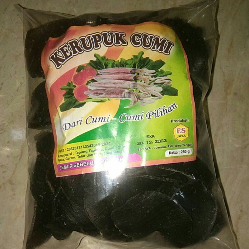 

KERUPUK CUMI MENTAH ES JAYA KHAS JUWANA