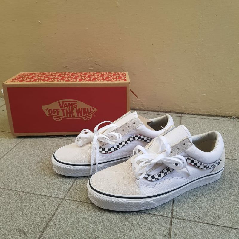 vans old skool side stripe Velcro original