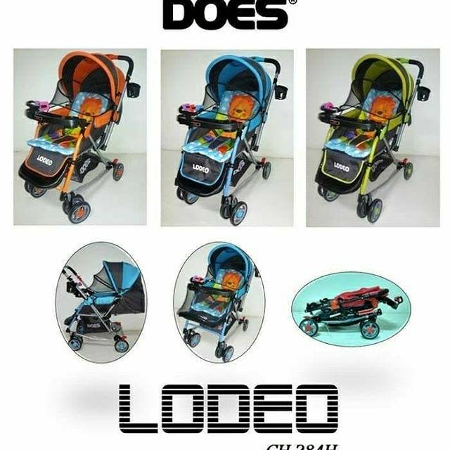 KERETA DORONG BAYI LODEO/STROLLER BABY DOES LODEO TERBARU PALING LAKU BEST SELLER HARGA MURAH
