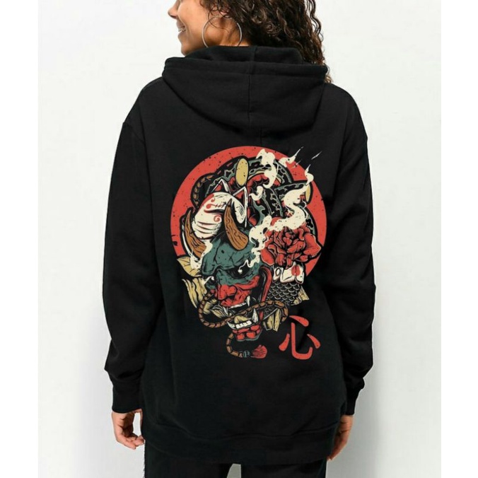 Jaket hoodie sweater sunmori jepang samurai