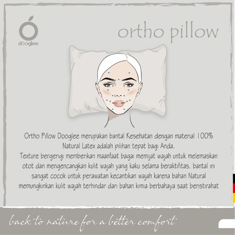 Dooglee Adult Ortho Pillow - Bantal Dewasa