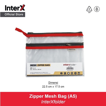 

InterX Zipper Mesh Bag B5 ++