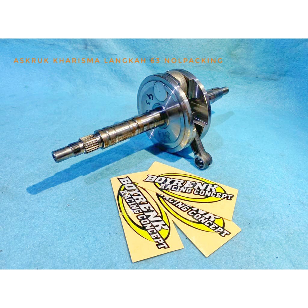 ASKRUK KHARISMA KPH SUPRA X 125 LANGKAH 63-70 NOLPACKING||GESER TORSI FULL BALANCE - BOYRENK RACING 