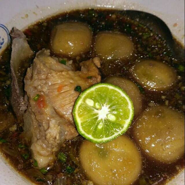 

Baso aci isi daging sapi pedas