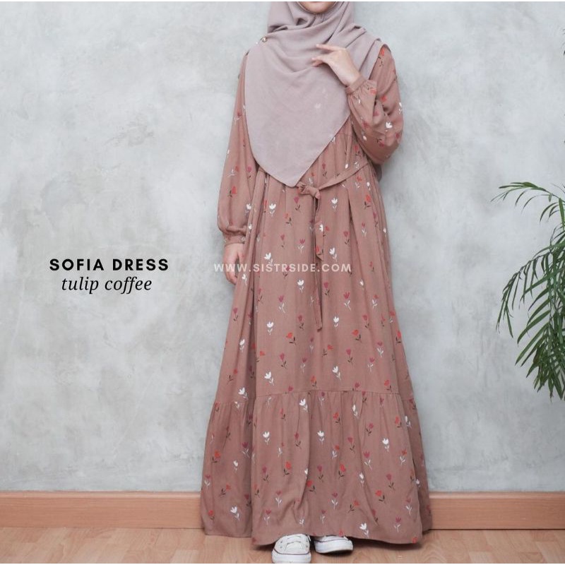 Sofia Dress by Sistrside - Coffee M & XL