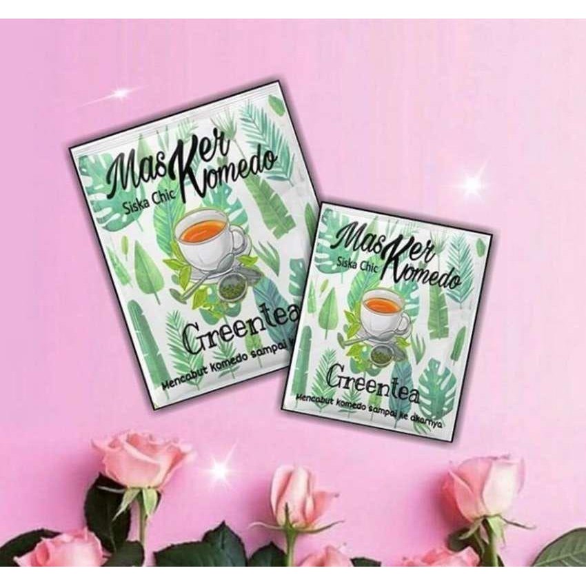 MASKER KOMEDO SISKA CHIC GREENTEA BELI 5 BONUS SUSU ETAWA ASHLIYAH SACHET