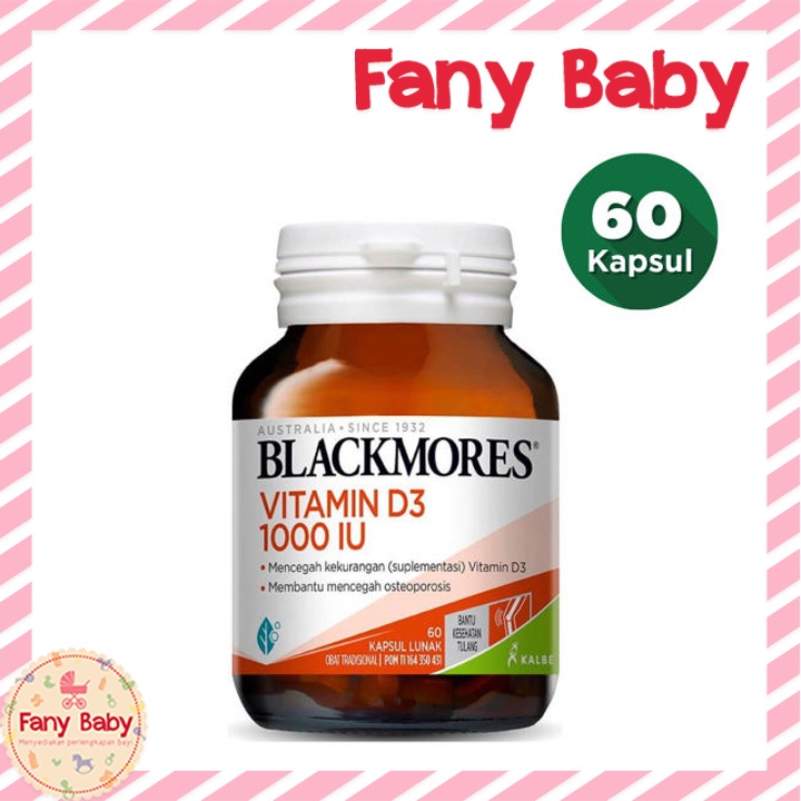 BLACKMORES VITAMIN D3 1000IU 60 KAPSUL