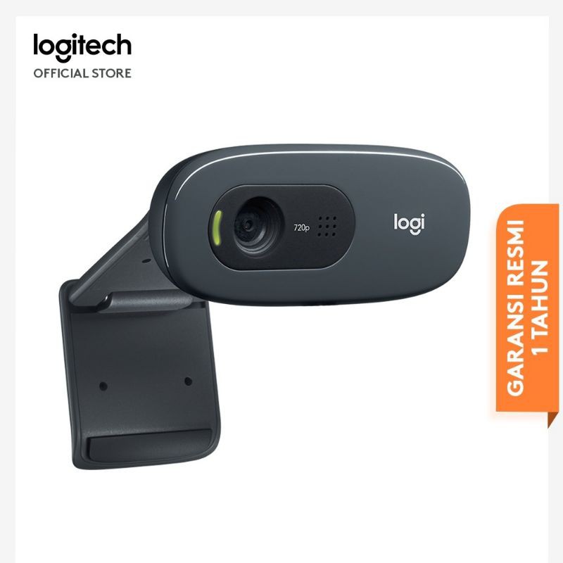 Logitech C270 Webcam HD 720P,  BRIO 300 Full HD 1080 dengan Shutter Privasi, Mikrofon Noise Reduction