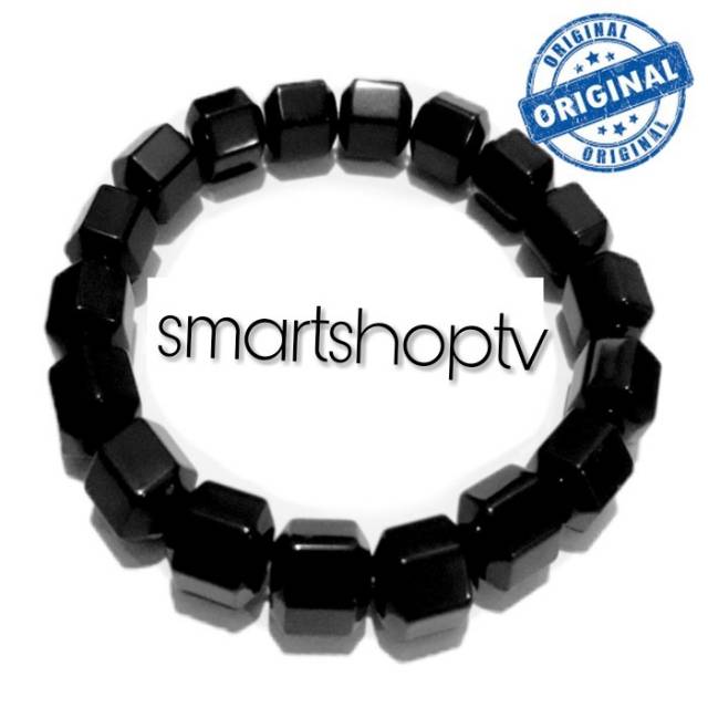 ALSYVA BLACK JADE - GELANG KESEHATAN ASLI KOREA