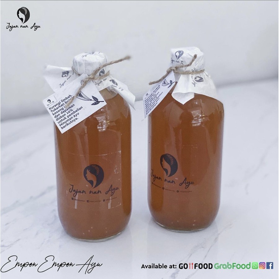 

Empon-Empon Ayu 600ml (Botol Kaca dan tas Spunbound REUSABLE)