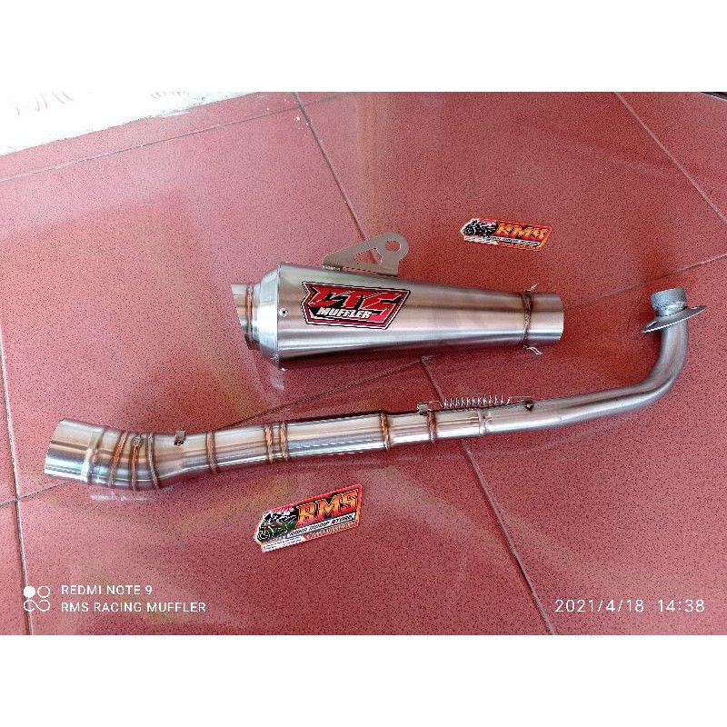 knalpot racing CTS Muffler kompetisi bebek std Vega Jupiter Supra karisma Revo Blade dll
