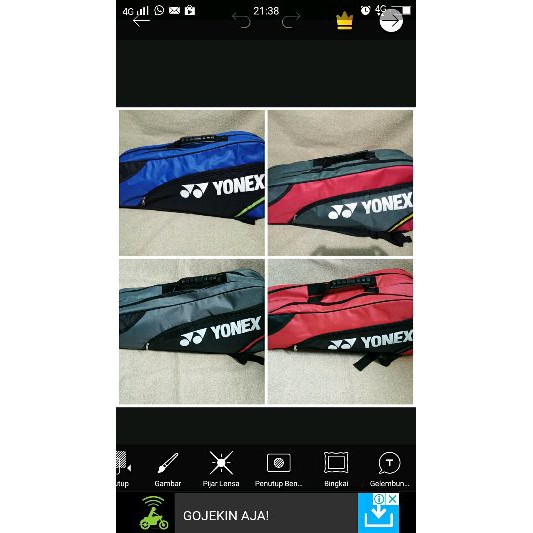 Tas badminton YONEX