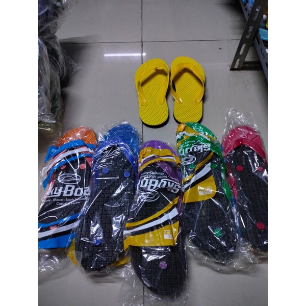 sjw029 - sandal skyboat duri warna sky boat sendal jepit warna