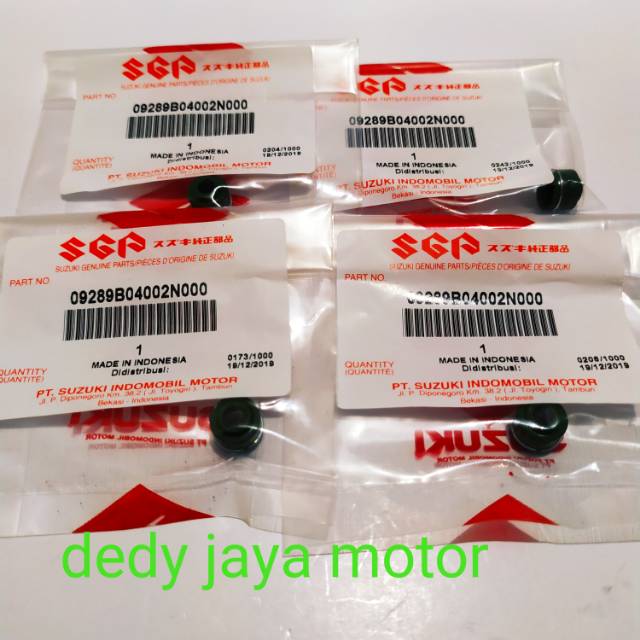 Seal klep Suzuki satria fu 150 pnp jupiter mx  1 set isi 4 pcs produk original sgp