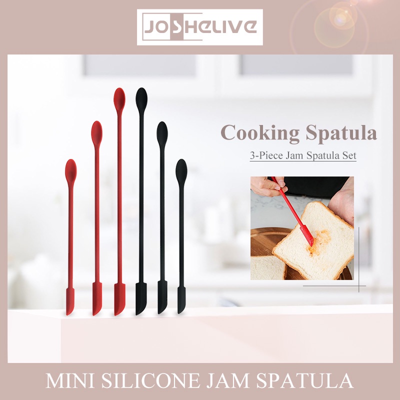 Ready To Ship!!! Owt 3pcs / Set Spatula Scraper Silikon Flexible Reusable Untuk Masker Wajah