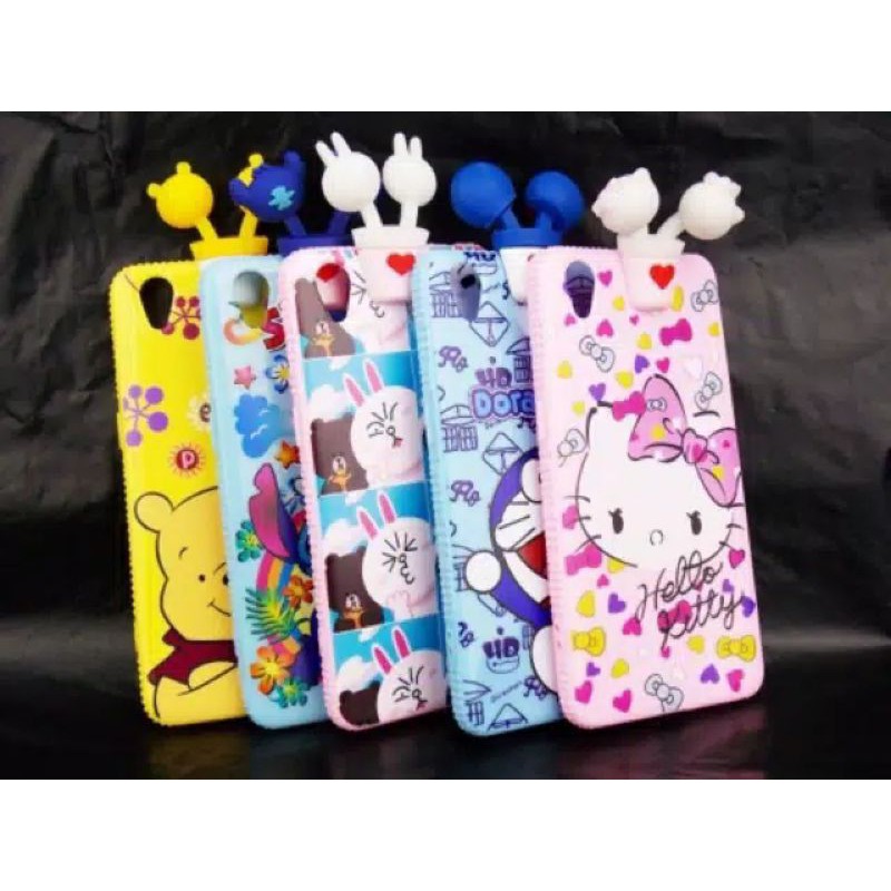 Case Hp Vivo V7 V7+ V9 Redmi 6X A2  JELLY INTIP DOUBLE HEAD #casemurah#caseintip#casedisney