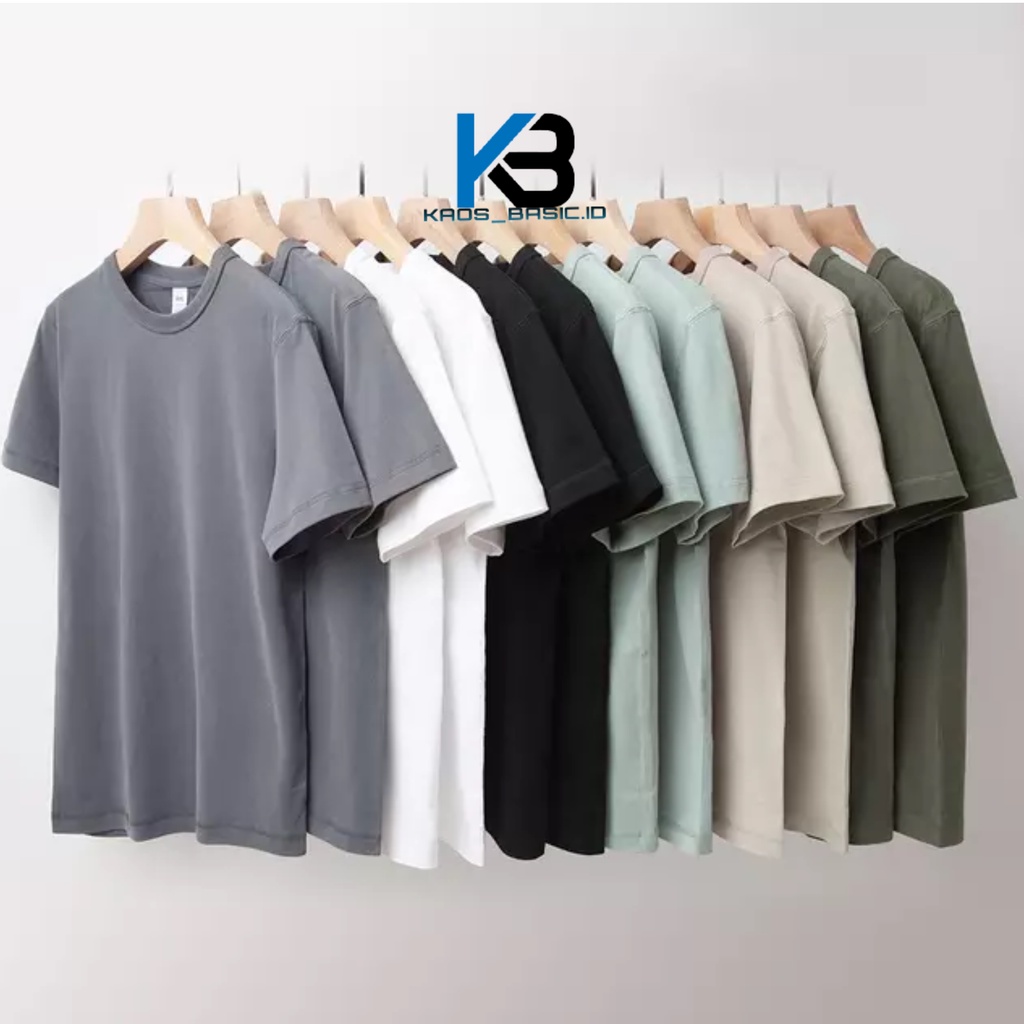 KBI Kaos Polos 100% Cotton Combed Premium