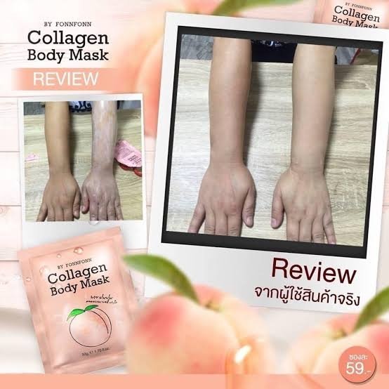 collagen body mask original body lotion whitening pemutih kulit bpom