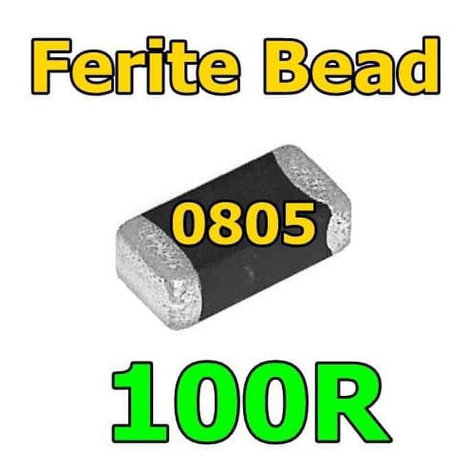 Terbaru Impedance 100 Ohm Magnetik Ferit Ferrite Magnetic Bead 0805 Smd 2012 Ori