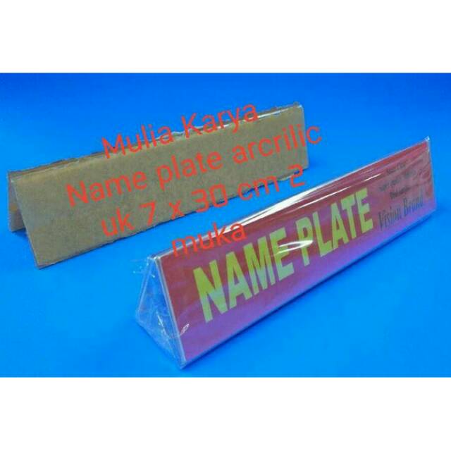 

Name plate acrilic sign holder 7 x 30