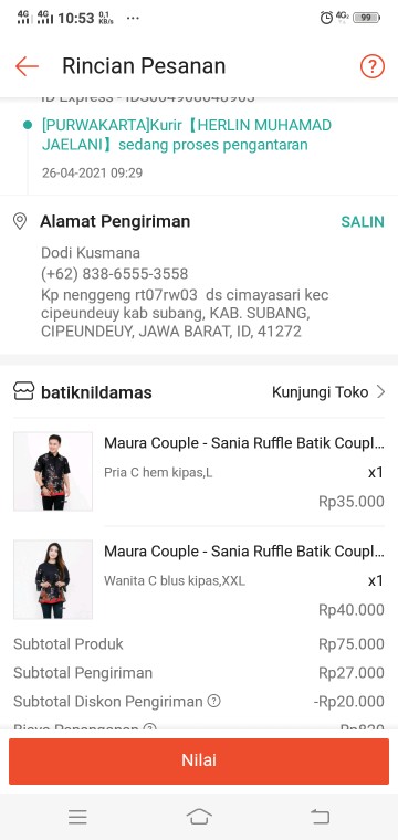 Maura Couple - Sania Ruffle Batik Couple Ori Ndoro Jowi Garansi Termurah Shopee -  Batik Modern Solo