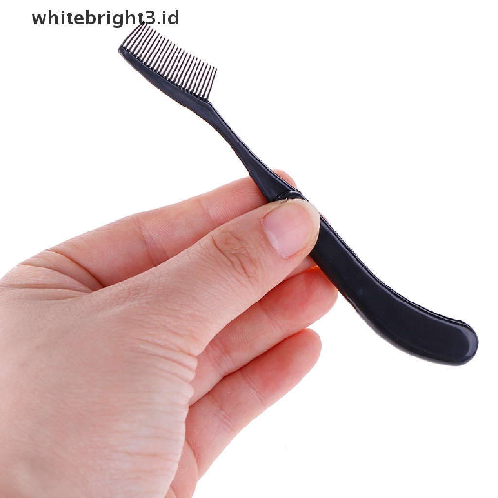 (whitebright3.id) Sisir Lipat Pemisah Bulu Mata / Alis Extension