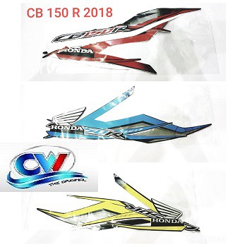 Sticker LIst Body CB150R StreetFIre 2018