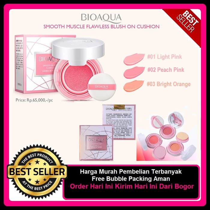 Bioaqua Blush On Original / Blush On / Bioaqua / Asli - Light Pink