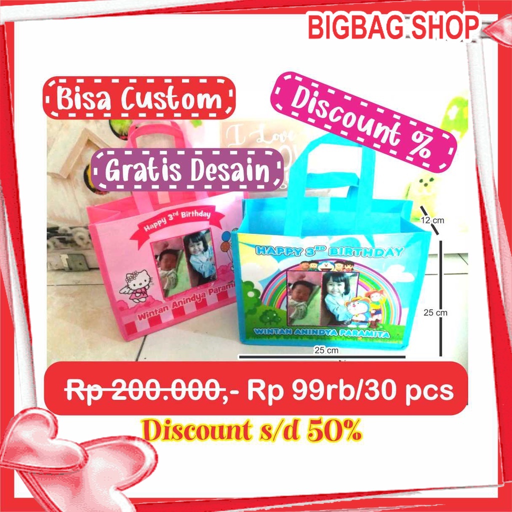 

[isi 30] Tas Ulang Tahun [BigbagShop] Terlaris