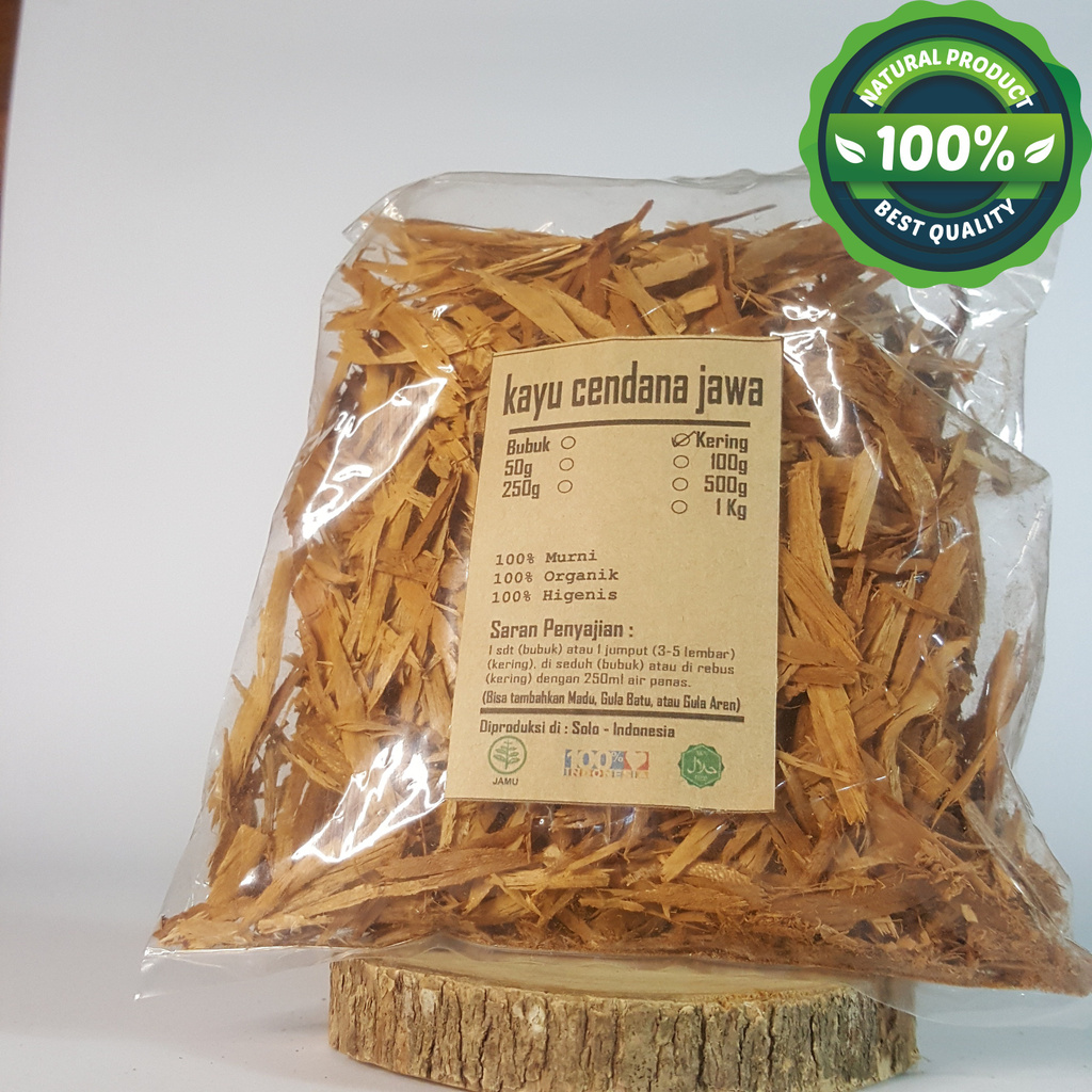 

KAYU CENDANA JAWA SERUT KERING 250 GRAM - Santalum Album L - MUR