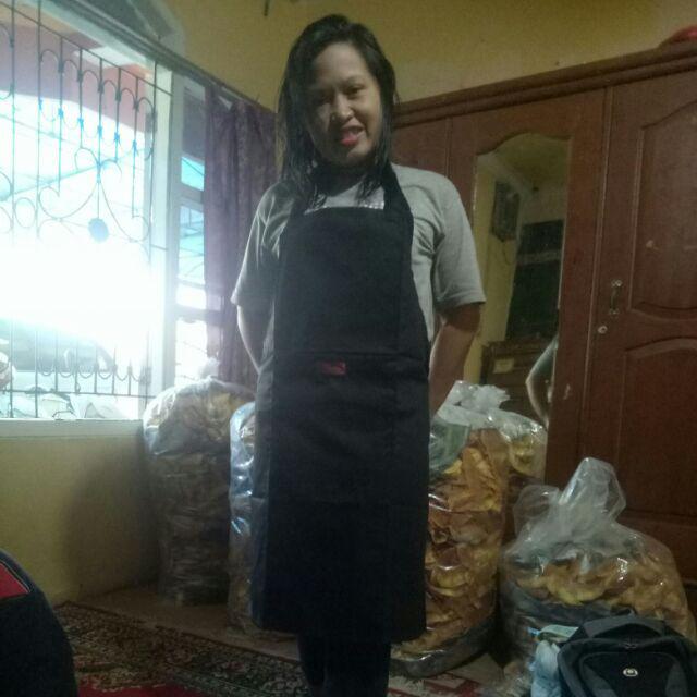 Celemek Polos - Hitam