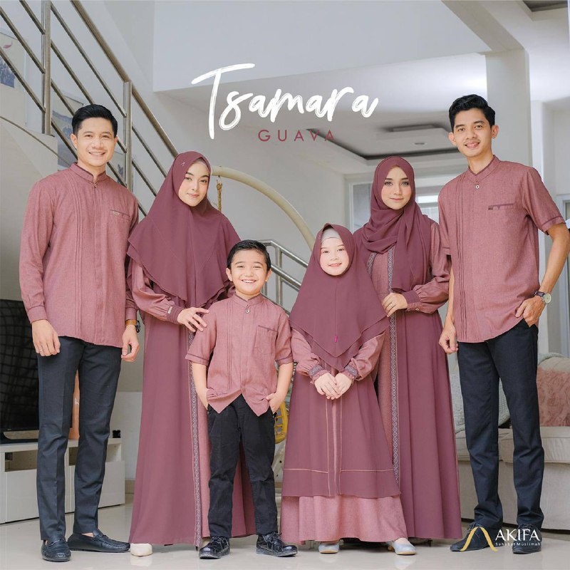 Open PO Koko Dad Tsamara Eid Series by Akifa - Atasan Laki-Laki Sarimbit Couple Terbaru (Lengan Pend